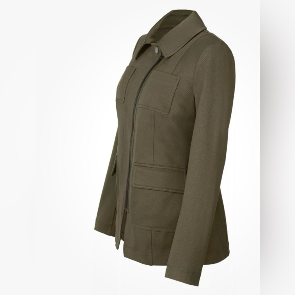 CAbi Womens Jacket Basic Military 4120 Academy Blazer Army Green XS - Picture 3 of 9